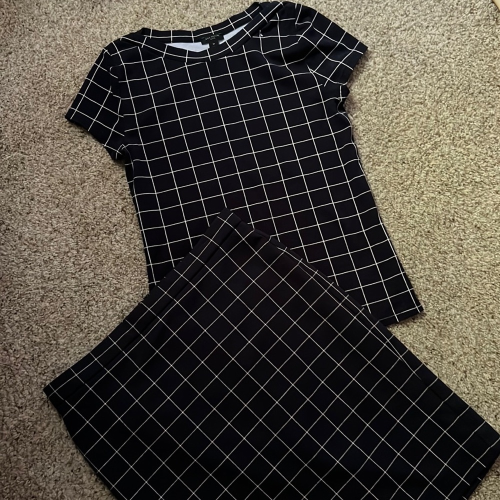 Ann Taylor 2-piece navy outfit - small petite